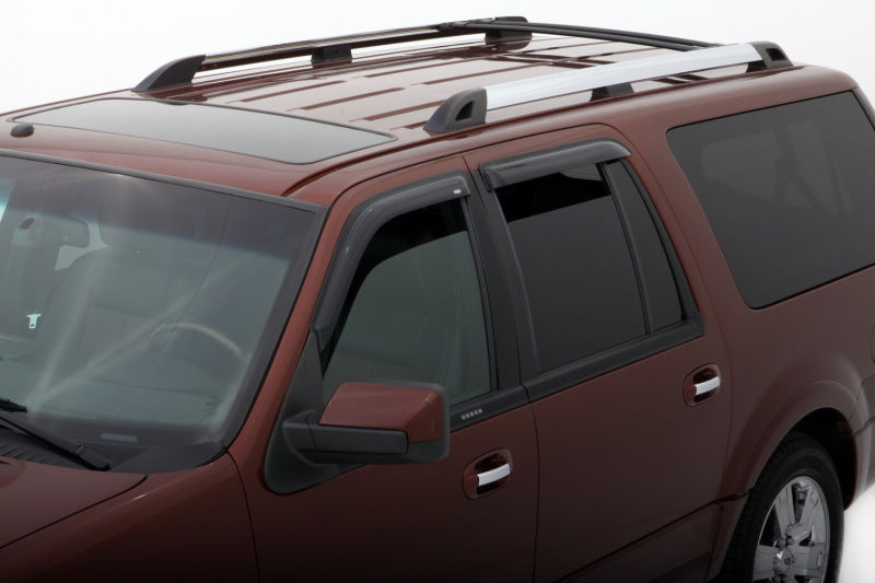 AVS 98-18 Lincoln Navigator Ventvisor Outside Mount Window Deflectors 4pc - Smoke AVS Wind Deflectors AXOPROS
