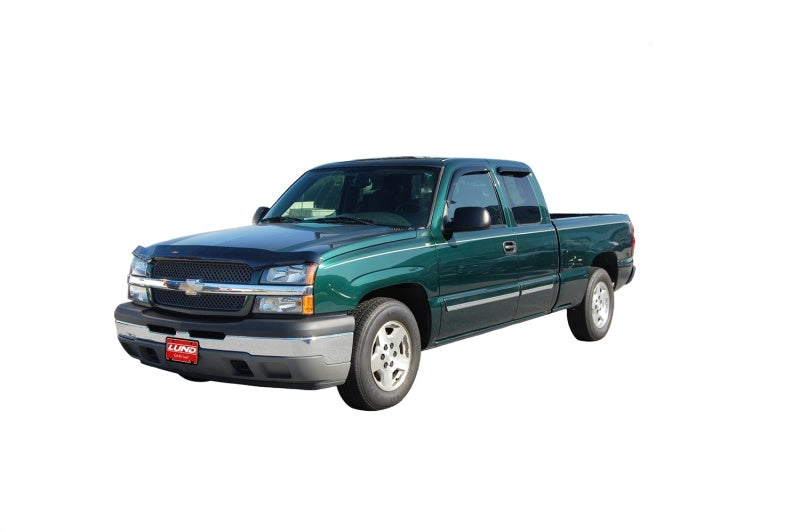 AVS 99-07 Chevy Silverado 1500 Ext. Cab Ventvisor Outside Mount Window Deflectors 4pc - Smoke AVS Wind Deflectors  AXOPROS