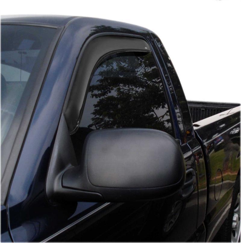 AVS 99-07 Chevy Silverado 1500 Standard Cab Ventvisor In-Channel Window Deflectors 2pc - Smoke AVS Wind Deflectors AXOPROS