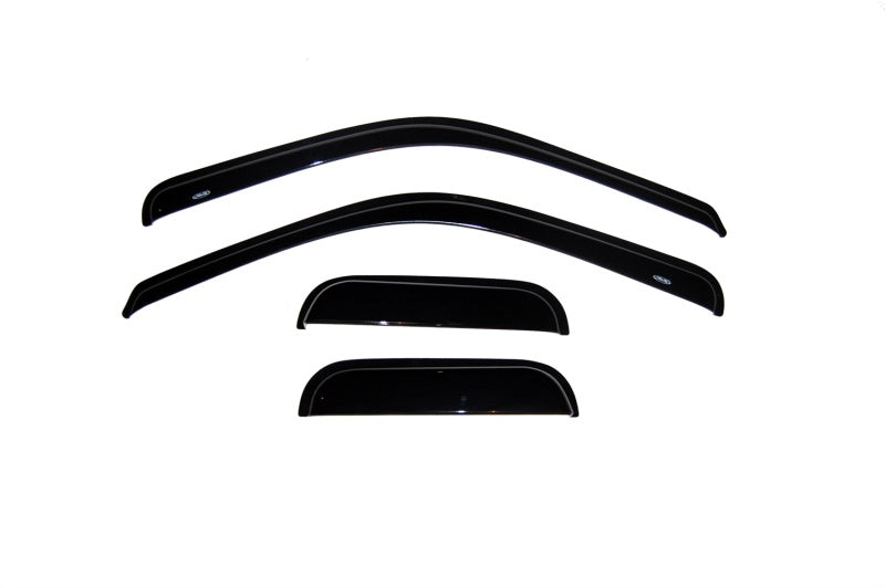 AVS 99-16 Ford F-250 Supercab Ventvisor Outside Mount Window Deflectors 4pc - Smoke AVS Wind Deflectors AXOPROS