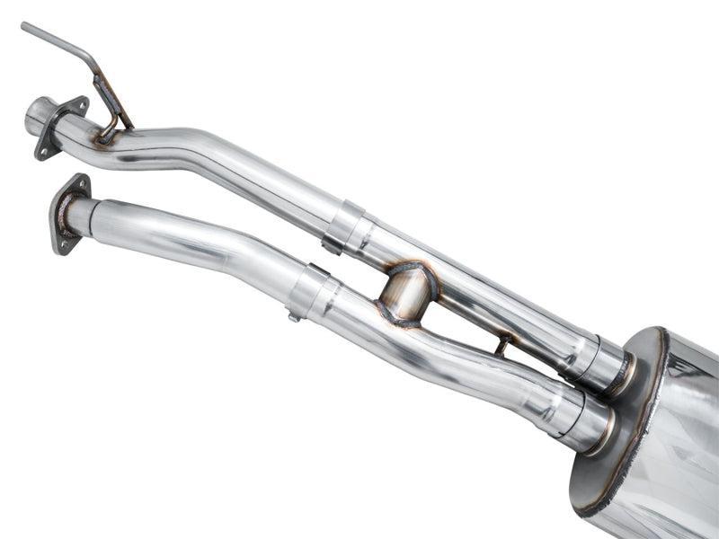 AWE 16-22 Toyota Tacoma 0FG Catback Exhaust w/ BashGuard - Dual Diamond Black Tips AWE Tuning Catback AXOPROS