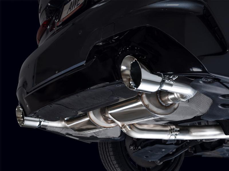AWE 19-23 BMW 330i / 21-23 BMW 430i Base G2X Touring Axle Back Exhaust - Chrome Silver AWE Tuning Axle Back AXOPROS