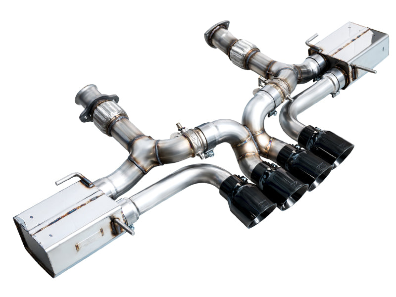 AWE 2023 C8 Corvette Z06 SwitchPath Cat-Back Exhaust - Diamond Black Tips AWE Tuning Catback AXOPROS