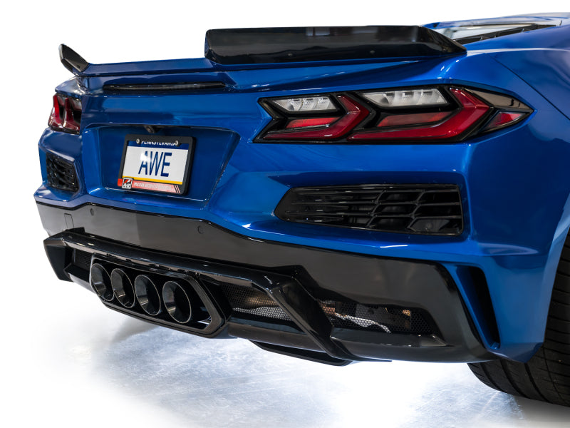 AWE 2023 C8 Corvette Z06 SwitchPath Cat-Back Exhaust - Diamond Black Tips AWE Tuning Catback AXOPROS