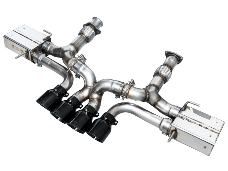 AWE 2023 C8 Corvette Z06 SwitchPath Cat-Back Exhaust - Diamond Black Tips AWE Tuning Catback AXOPROS