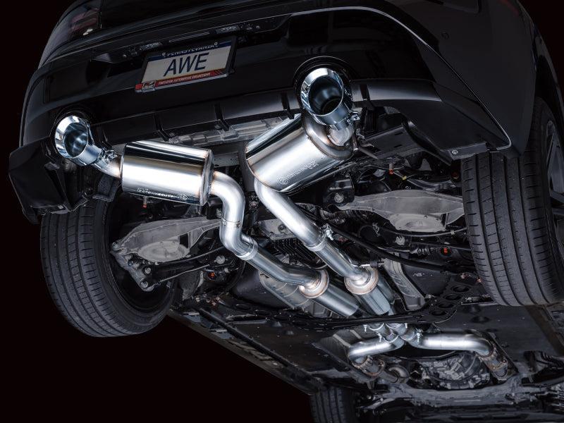AWE 2023 Nissan Z RZ34 RWD Touring Edition Catback Exhaust System w/ Chrome Silver Tips AWE Tuning Catback AXOPROS