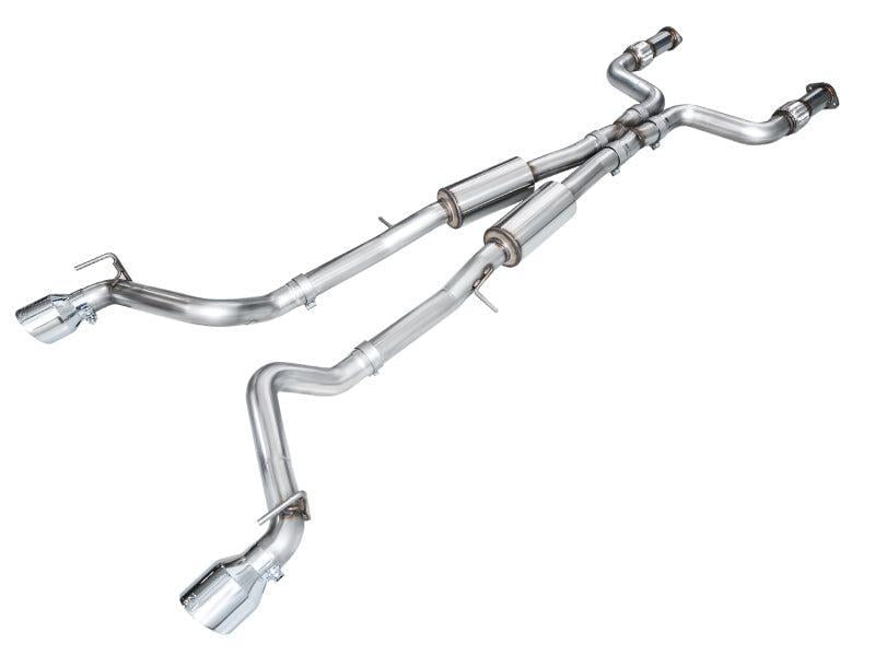 AWE 2023 Nissan Z RZ34 RWD Track Edition Catback Exhaust System w/ Chrome Silver Tips AWE Tuning Catback AXOPROS