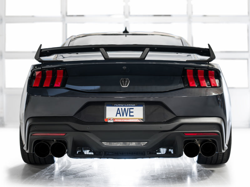 AWE 2024 Ford Mustang Dark Horse S650 RWD SwitchPath Catback Exhaust w/ Quad Diamond Black Tips AWE Tuning Catback AXOPROS