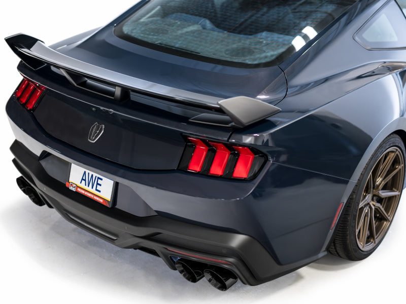 AWE 2024 Ford Mustang Dark Horse S650 RWD SwitchPath Catback Exhaust w/ Quad Diamond Black Tips AWE Tuning Catback AXOPROS