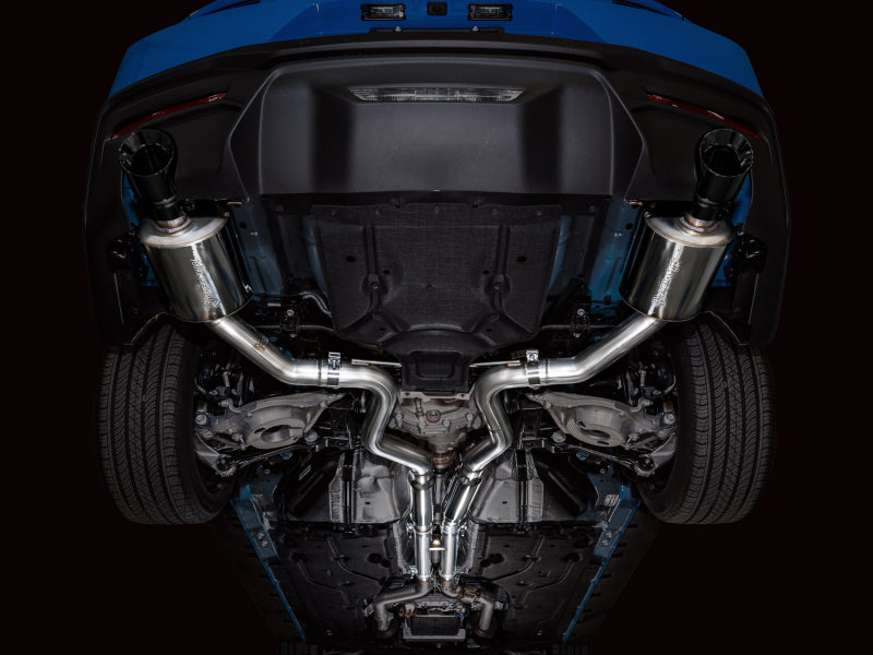 AWE 2024 Ford Mustang GT Fastback S650 RWD Touring Catback Exhaust w/ Dual Diamond Black Tips AWE Tuning Catback AXOPROS