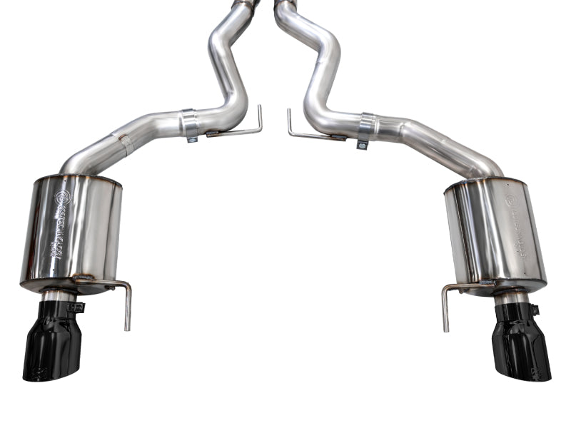 AWE 2024 Ford Mustang GT Fastback S650 RWD Touring Catback Exhaust w/ Dual Diamond Black Tips AWE Tuning Catback AXOPROS