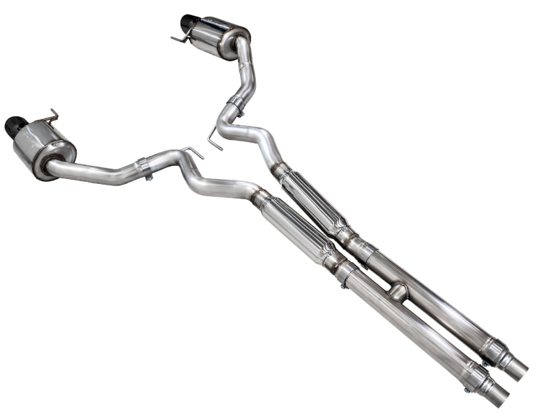 AWE 2024 Ford Mustang GT Fastback S650 RWD Touring Catback Exhaust w/ Dual Diamond Black Tips AWE Tuning Catback AXOPROS