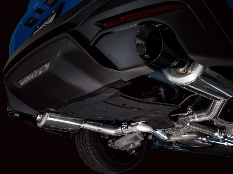 AWE 2024 Ford Mustang GT Fastback S650 RWD Touring Catback Exhaust w/ Dual Diamond Black Tips AWE Tuning Catback AXOPROS