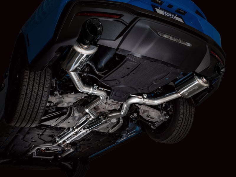 AWE 2024 Ford Mustang GT Fastback S650 RWD Touring Catback Exhaust w/ Dual Diamond Black Tips AWE Tuning Catback AXOPROS