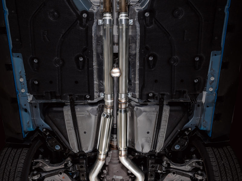 AWE 2024 Ford Mustang GT Fastback S650 RWD Touring Catback Exhaust w/ Dual Diamond Black Tips AWE Tuning Catback AXOPROS