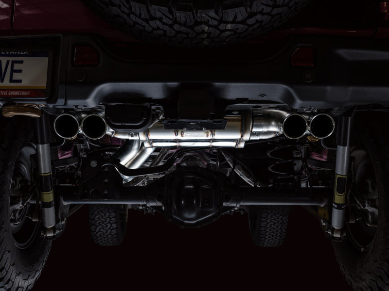 AWE 21+ Wrangler 392 Switchpath Cat-Back Exhaust- Quad BashGuards AWE Tuning Catback AXOPROS