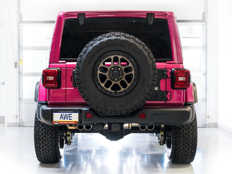 AWE 21+ Wrangler 392 Switchpath Cat-Back Exhaust- Quad BashGuards AWE Tuning Catback AXOPROS