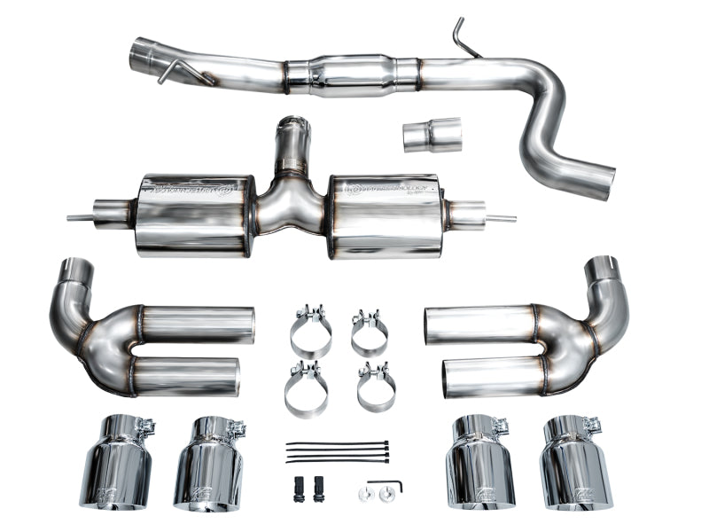 AWE 22-24 Audi 8Y S3 Touring Edition Exhaust - Chrome Silver Tips AWE Tuning Catback AXOPROS