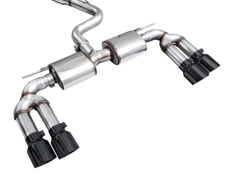 AWE 22-24 Audi 8Y S3 Touring Edition Exhaust - Diamond Black Tips AWE Tuning Catback AXOPROS