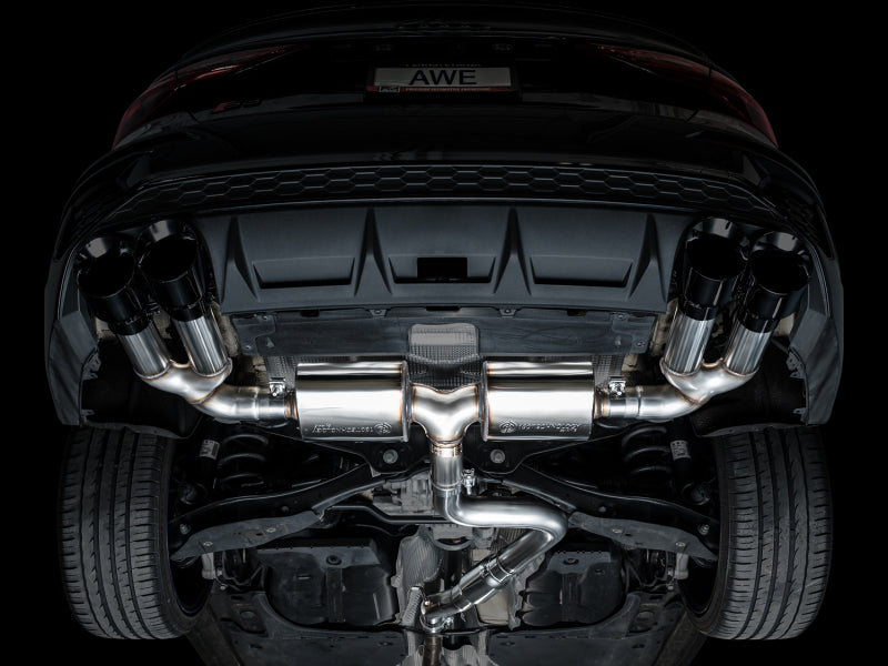 AWE 22-24 Audi 8Y S3 Touring Edition Exhaust - Diamond Black Tips AWE Tuning Catback AXOPROS