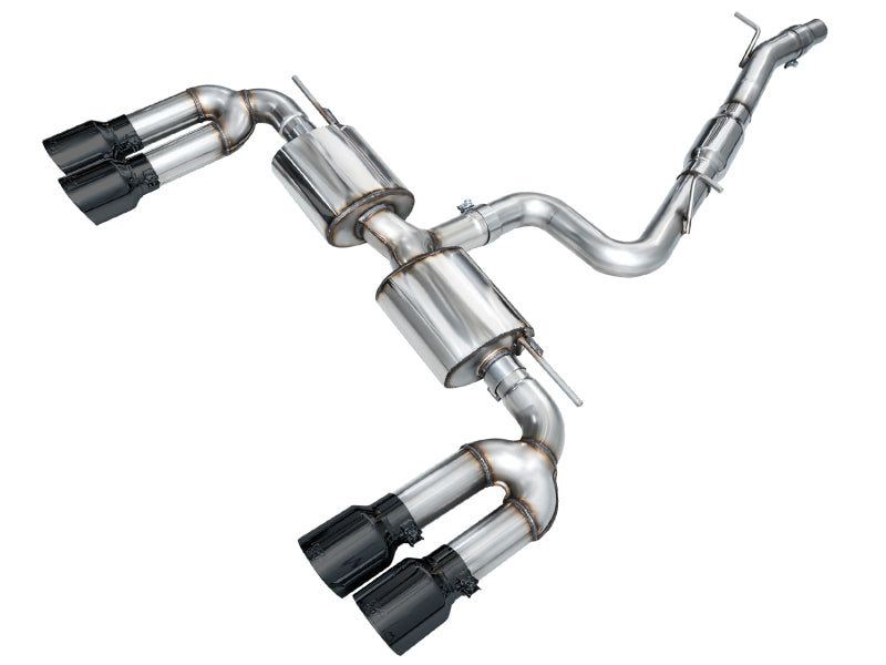 AWE 22-24 Audi 8Y S3 Touring Edition Exhaust - Diamond Black Tips AWE Tuning Catback AXOPROS