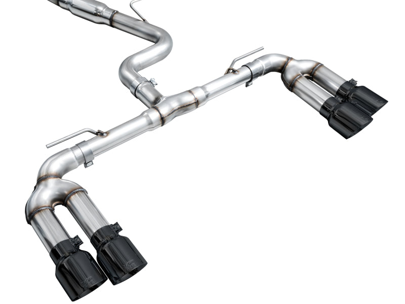 AWE 22-24 Audi 8Y S3 Track Edition Exhaust - Diamond Black Tips AWE Tuning Catback AXOPROS