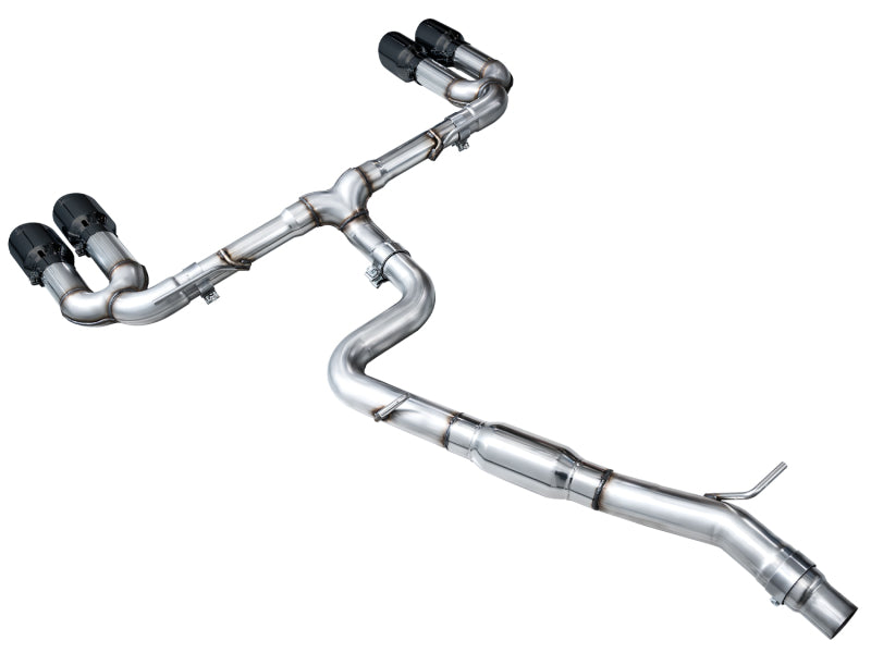 AWE 22-24 Audi 8Y S3 Track Edition Exhaust - Diamond Black Tips AWE Tuning Catback AXOPROS