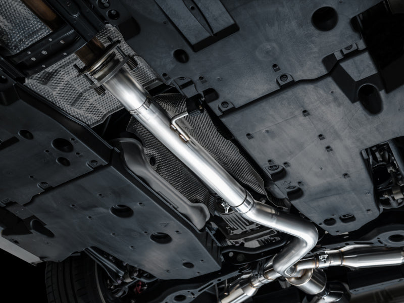 AWE 23-24 Toyota GR Corolla Track Edition Catback Exhaust - Chrome Silver Tips AWE Tuning Catback AXOPROS