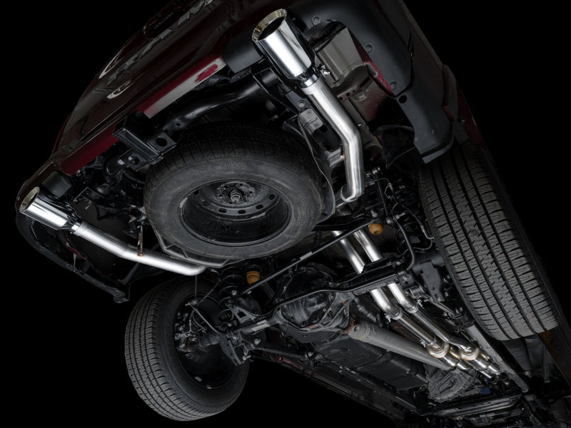 AWE 25+ RAM 1500 3.0TT 0FG Catback Touring Exhaust - Chrome Silver Tips AWE Tuning Catback AXOPROS