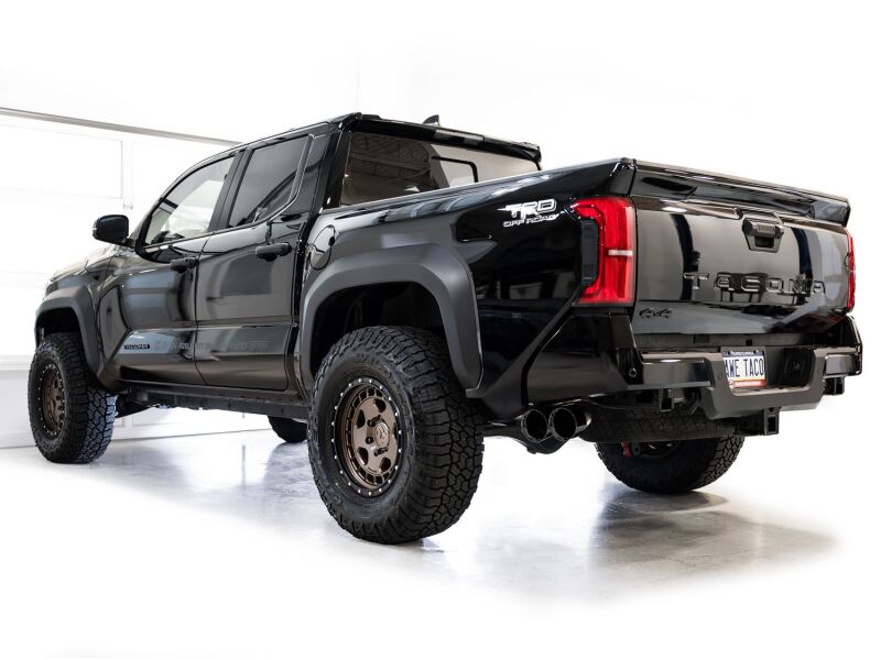 AWE Exhaust for 4th Gen Toyota Tacoma Dual Diamond Black Tips AWE Tuning Catback AXOPROS
