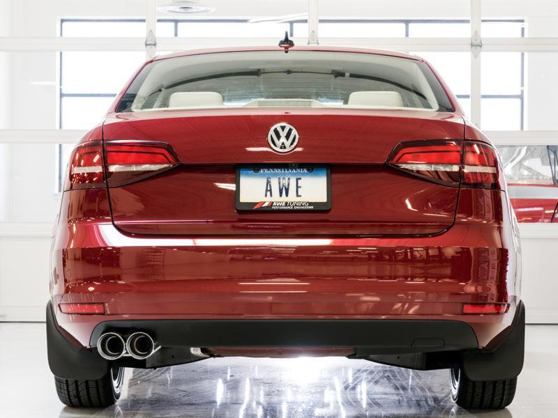 AWE Tuning 09-14 Volkswagen Jetta Mk6 1.4T Track Edition Exhaust - Chrome Silver Tips AWE Tuning Catback AXOPROS