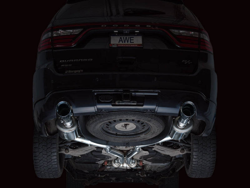 AWE Tuning 11-24 Dodge Durango 5.7L Touring Edition Exhaust w/ Chrome Silver Tips AWE Tuning Catback AXOPROS