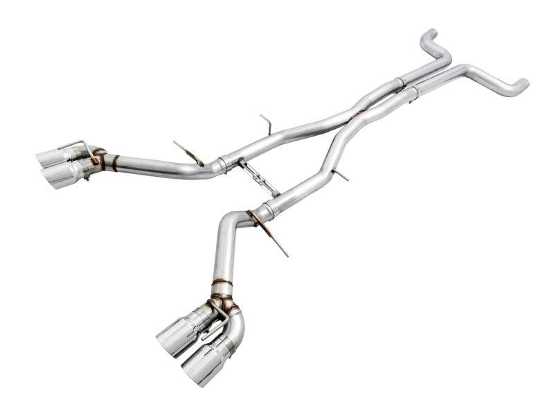 AWE Tuning 16-19 Chevy Camaro SS Non-Res Cat-Back Exhaust - Track Edition (Quad Chrome Silver Tips) AWE Tuning Catback AXOPROS