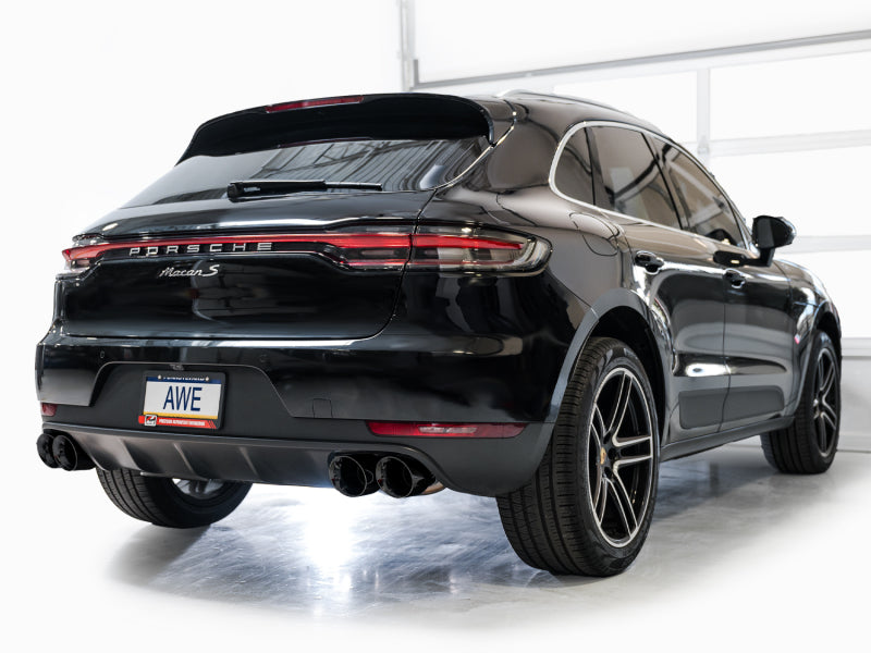 AWE Tuning 19-21 Porsche Macan 3.0T/2.9TT Touring Edition Catback Exhaust w/ Diamond Black Tips AWE Tuning Catback AXOPROS