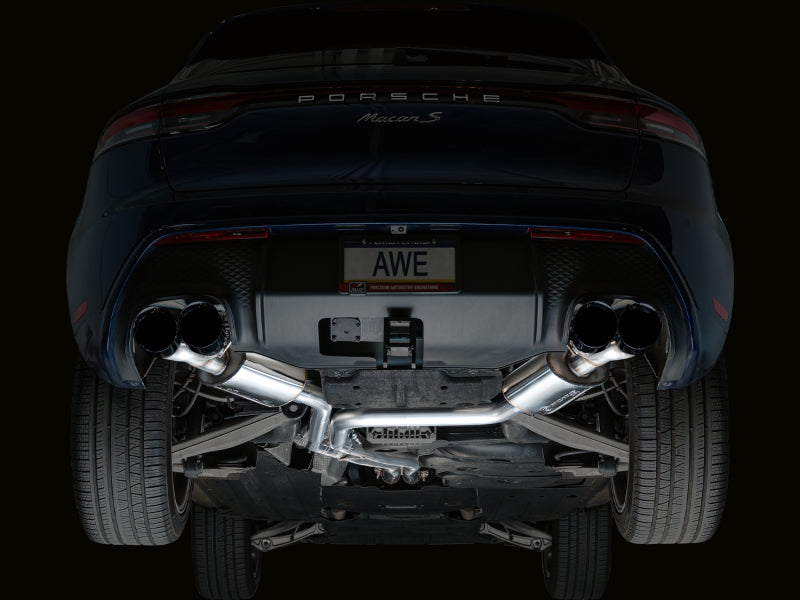 AWE Tuning 19-21 Porsche Macan 3.0T/2.9TT Touring Edition Catback Exhaust w/ Diamond Black Tips AWE Tuning Catback AXOPROS