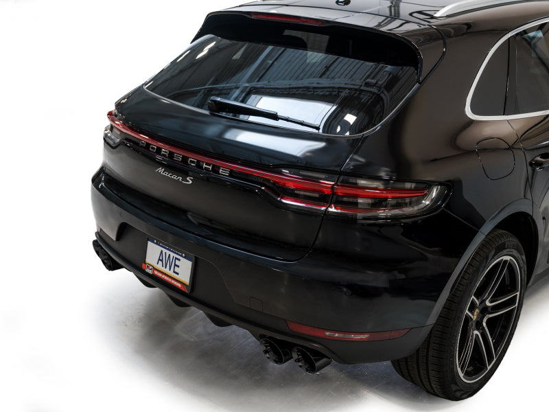 AWE Tuning 19-21 Porsche Macan 3.0T/2.9TT Touring Edition Catback Exhaust w/ Diamond Black Tips AWE Tuning Catback AXOPROS