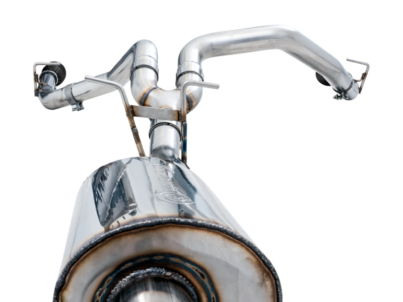 AWE Tuning 19-21 RAM 1500 5.7L (w/Cutouts) 0FG Dual Rear Exit Cat-Back Exhaust - Diamond Black Tips AWE Tuning Catback  AXOPROS