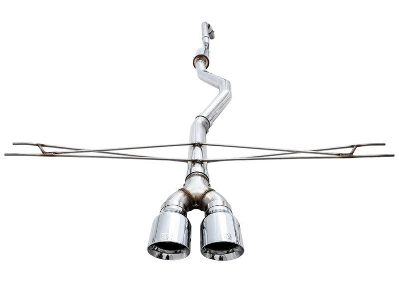 AWE Tuning 2016+ Honda Civic Si Track Edition Exhaust w/Front Pipe & Dual Chrome Silver Tips AWE Tuning Catback AXOPROS