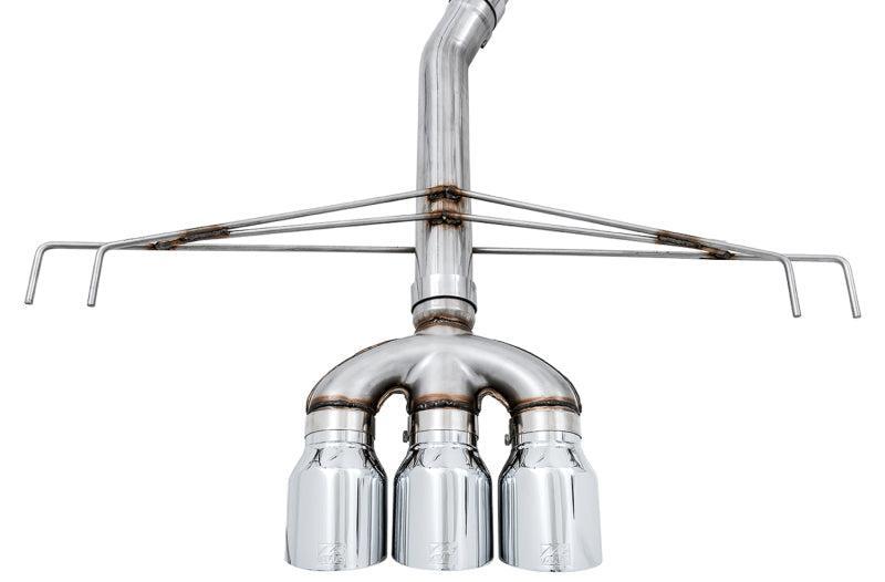 AWE Tuning 2017+ Honda Civic Type R Track Edition Exhaust w/Front Pipe & Triple Chrome Silver Tips AWE Tuning Catback AXOPROS