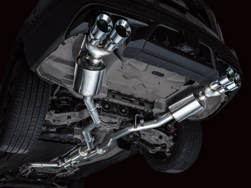 AWE Tuning 2020+ Ford Explorer ST Touring Edition Exhaust w/ Chrome Silver Tips AWE Tuning Catback AXOPROS