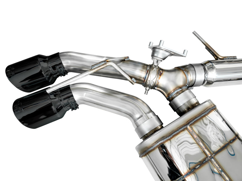 AWE Tuning 2021+ Cadillac CT4-V Blackwing SwitchPath Exhaust - Diamond Black Tips AWE Tuning Catback AXOPROS