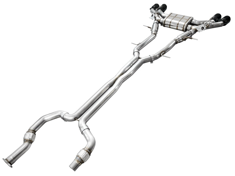 AWE Tuning 2021+ Cadillac CT4-V Blackwing SwitchPath Exhaust - Diamond Black Tips AWE Tuning Catback AXOPROS