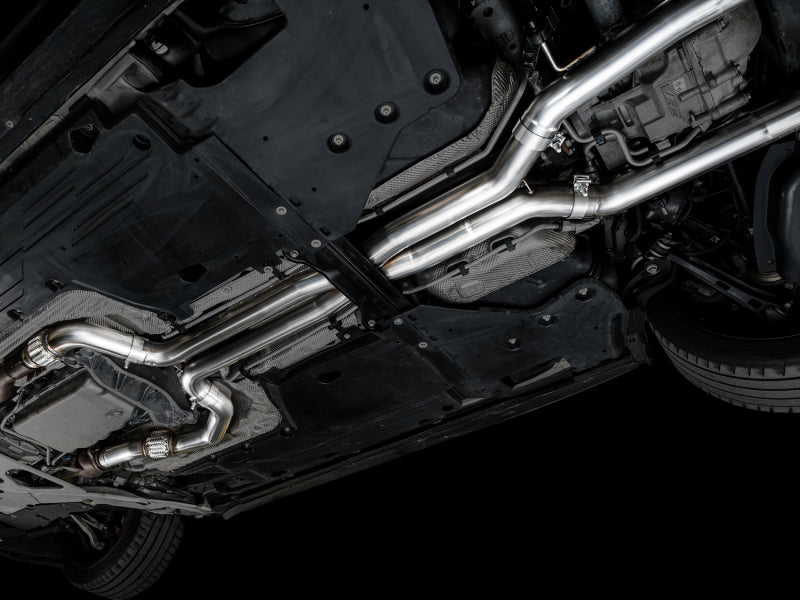 AWE Tuning 2021+ Cadillac CT4-V Blackwing SwitchPath Exhaust - Diamond Black Tips AWE Tuning Catback AXOPROS