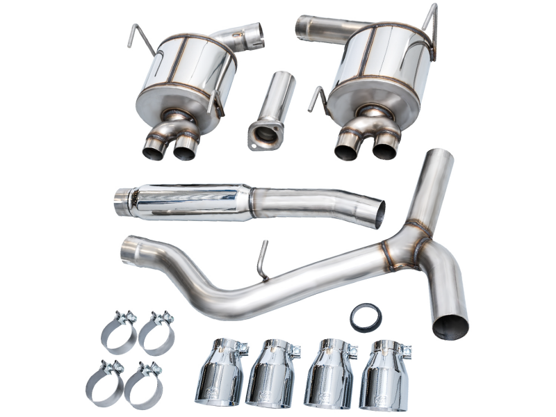 AWE Tuning 2022+ VB Subaru WRX Touring Edition Exhaust - Chrome Silver Tips AWE Tuning Catback AXOPROS