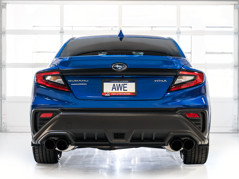 AWE Tuning 2022+ VB Subaru WRX Touring Edition Exhaust - Diamond Black Tips AWE Tuning Catback AXOPROS