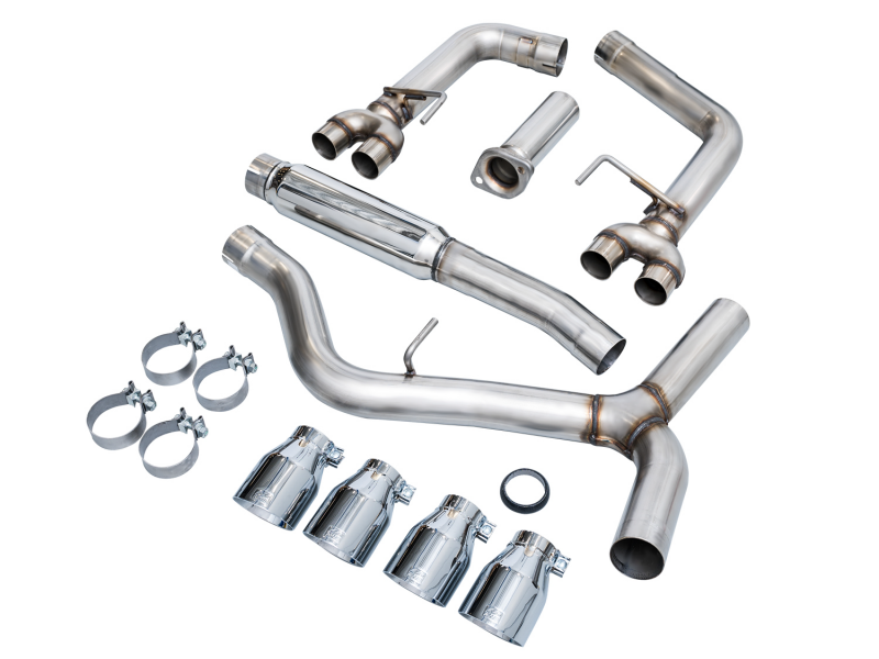 AWE Tuning 2022+ VB Subaru WRX Track Edition Exhaust - Chrome Silver Tips AWE Tuning Catback AXOPROS