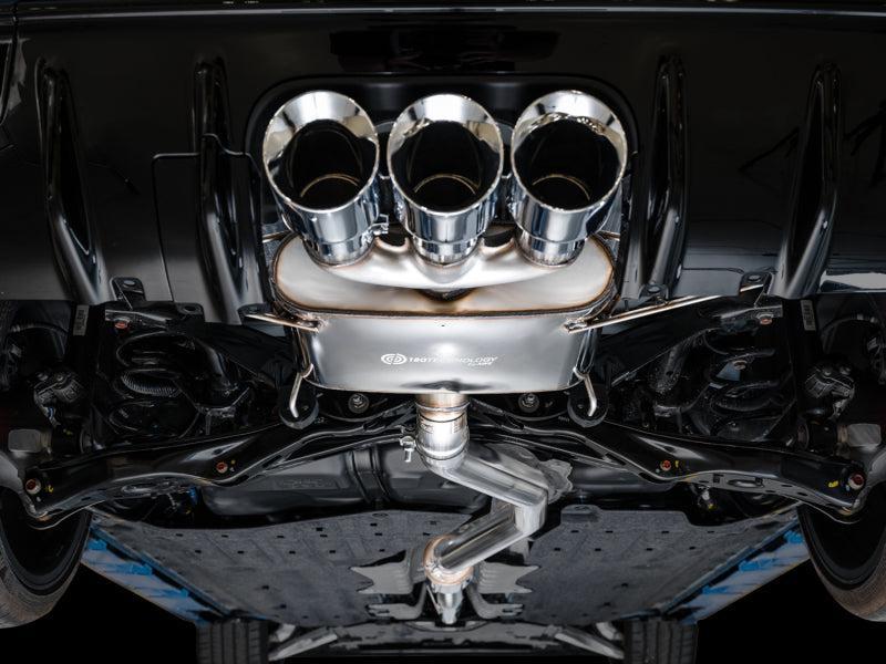 AWE Tuning 2023 Honda Civic Type R FL5 Touring Edition Exhaust w/ Triple Chrome Silver Tips AWE Tuning Catback AXOPROS
