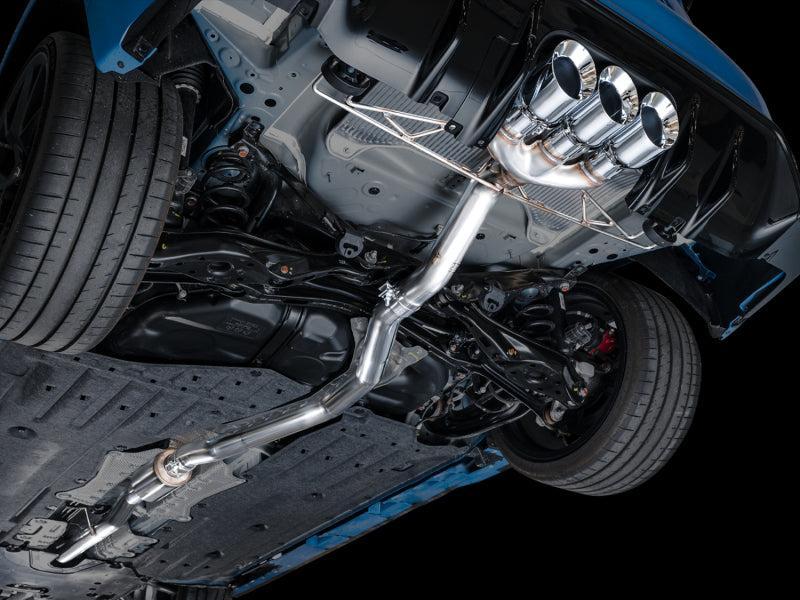 AWE Tuning 2023 Honda Civic Type R FL5 Track Edition Exhaust w/ Triple Chrome Silver Tips AWE Tuning Catback AXOPROS