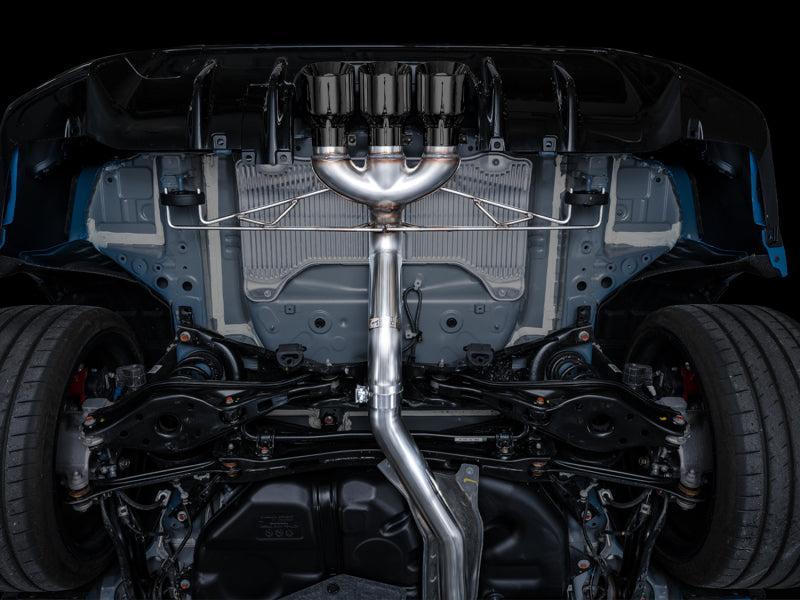 AWE Tuning 2023 Honda Civic Type R FL5 Track Edition Exhaust w/ Triple Diamond Black Tips AWE Tuning Catback AXOPROS