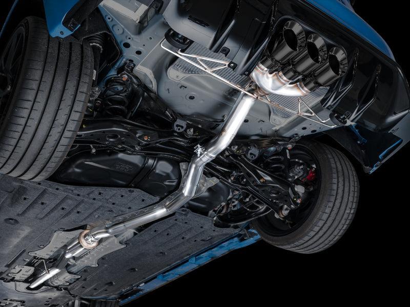 AWE Tuning 2023 Honda Civic Type R FL5 Track Edition Exhaust w/ Triple Diamond Black Tips AWE Tuning Catback AXOPROS